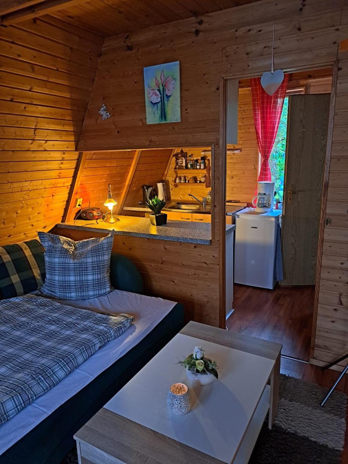 Ferienhaus Typ - Finnhuette Muhl Rosin Экстерьер фото